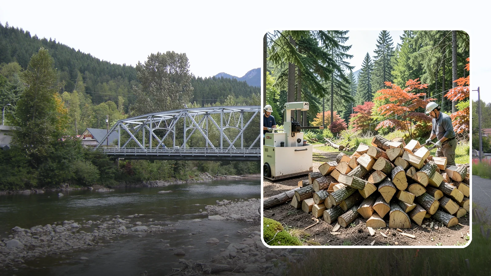 Firewood Cutting in Skykomish, King County, WA - Precise firewood cutting that brings logs down to the burn lengths your appliance needs.