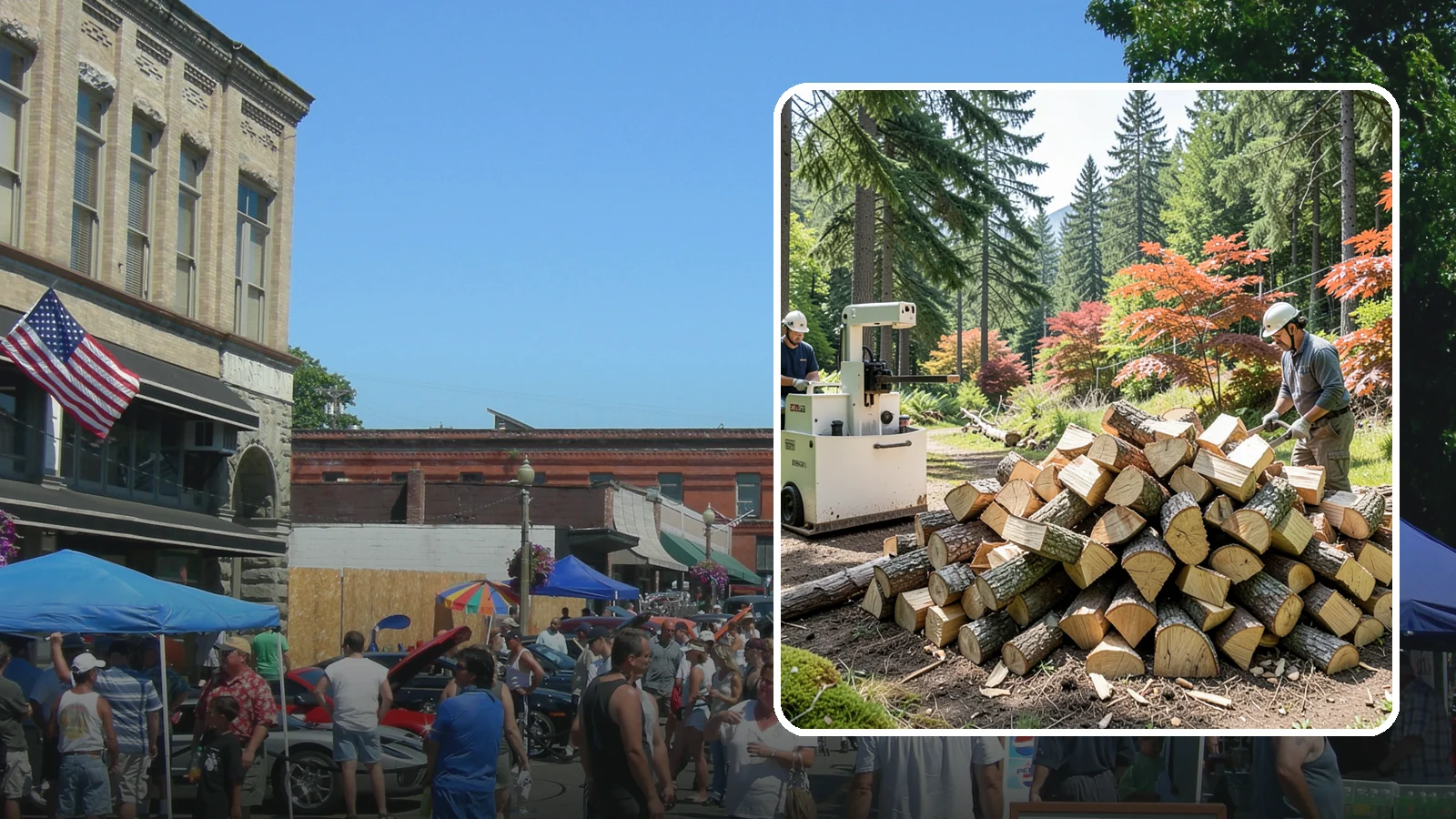Firewood Cutting in Snohomish, Snohomish County, WA - Precise firewood cutting that brings logs down to the burn lengths your appliance needs.