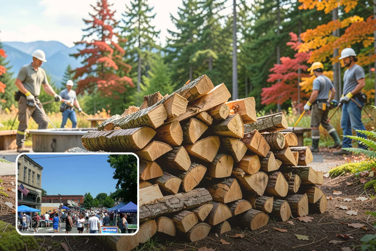Firewood Cutting in Snohomish, Snohomish County, WA - Consistent lengths that fit your appliance