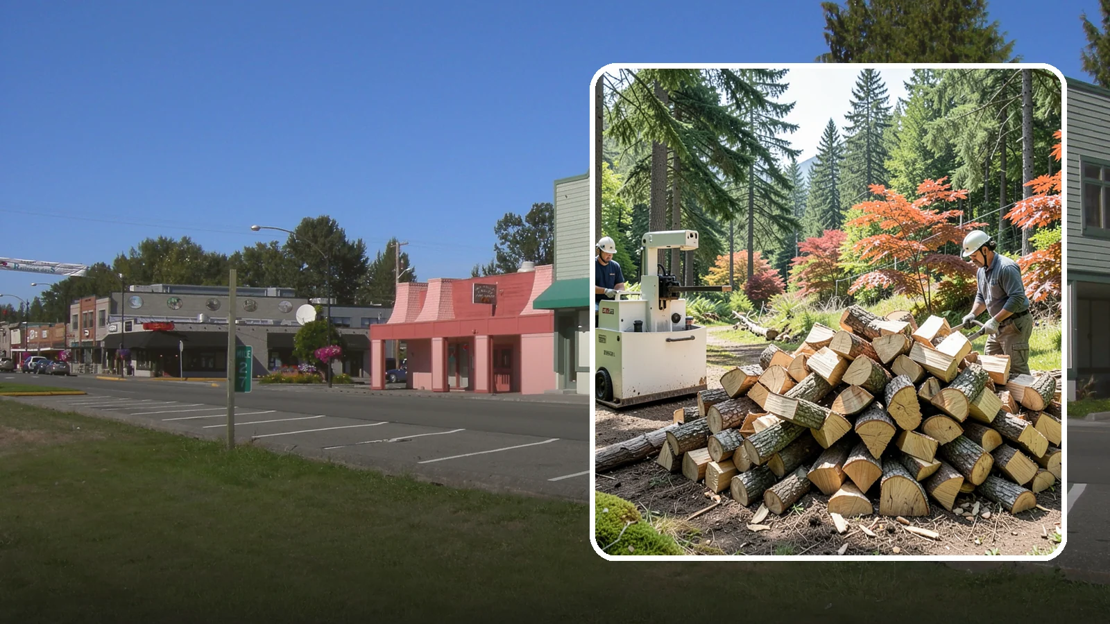 Firewood Cutting in Snoqualmie, King County, WA - Precise firewood cutting that brings logs down to the burn lengths your appliance needs.