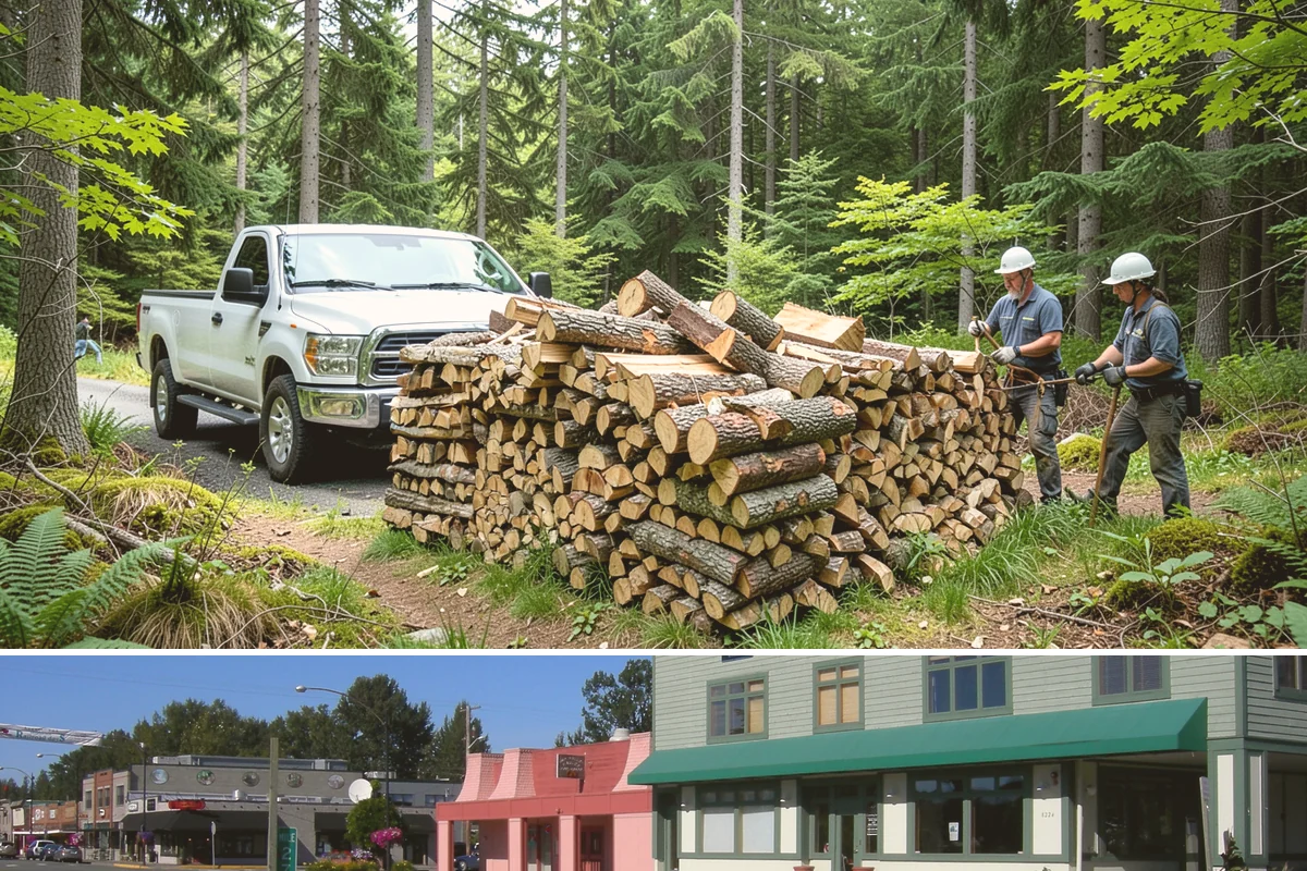 Firewood Cutting in Snoqualmie, King County, WA - Schedule cutting in spring or summer so pieces have the dry season to season before winter.