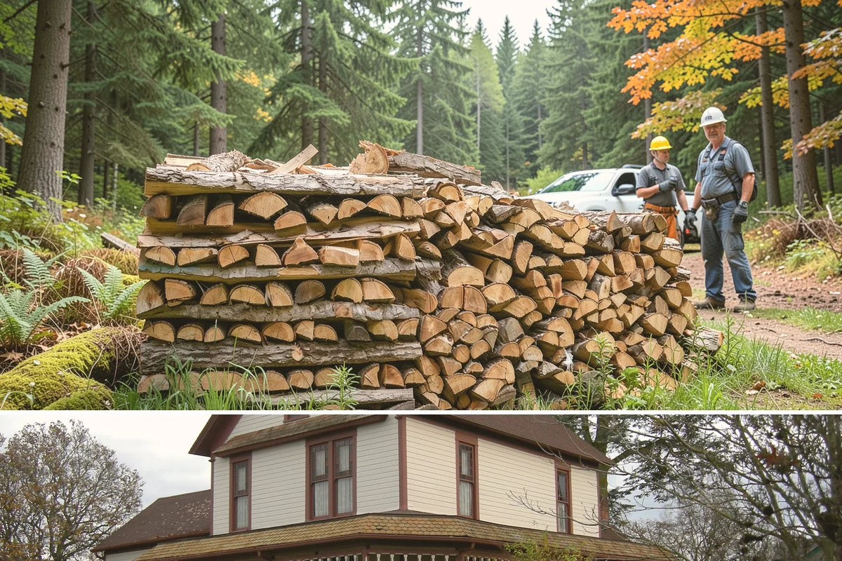 Firewood Cutting in Sumner, Pierce County, WA - Schedule cutting in spring or summer so pieces have the dry season to season before winter.