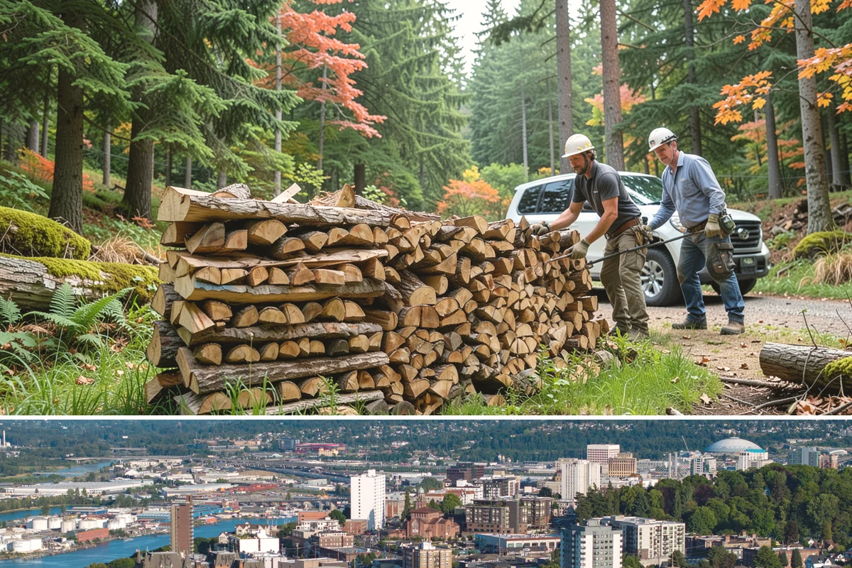 Firewood Cutting in Tacoma, Pierce County, WA - Schedule cutting in spring or summer so pieces have the dry season to season before winter.