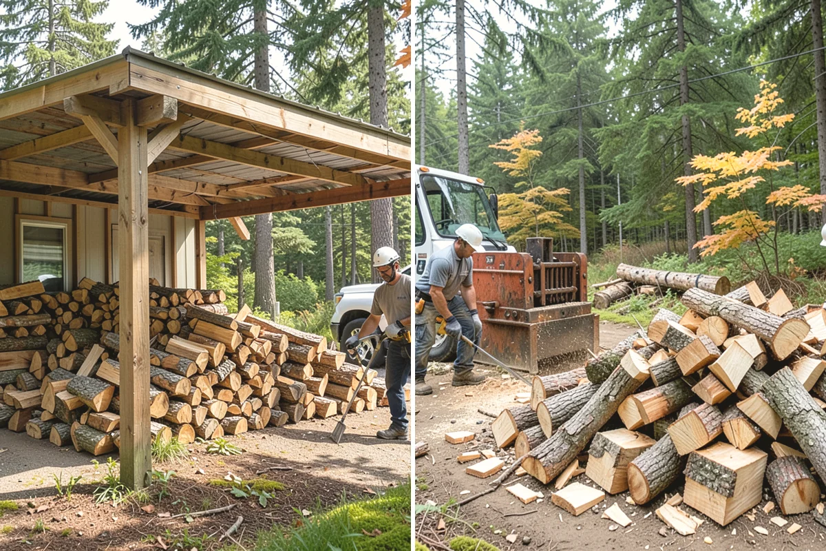 Firewood Cutting in University Place, Pierce County, WA - Confirm your target burn length and volume