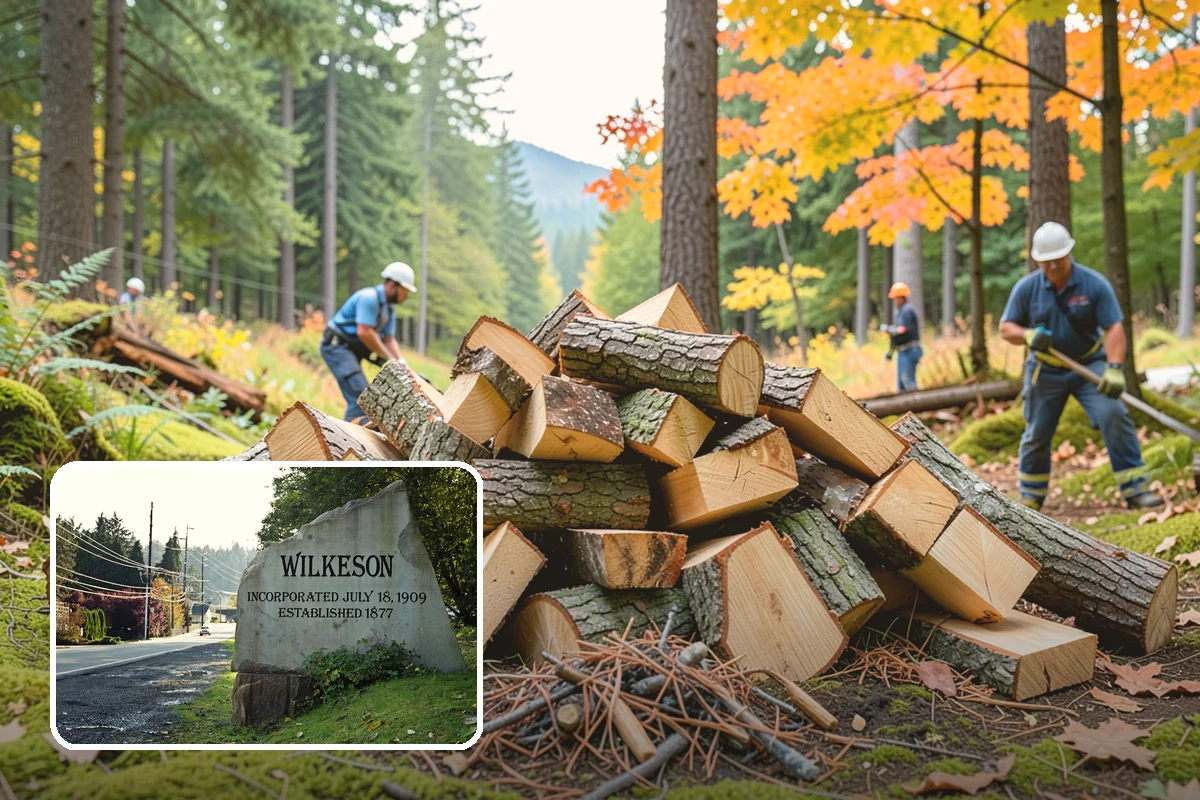 Firewood Cutting in Wilkeson, Pierce County, WA - Consistent lengths that fit your appliance