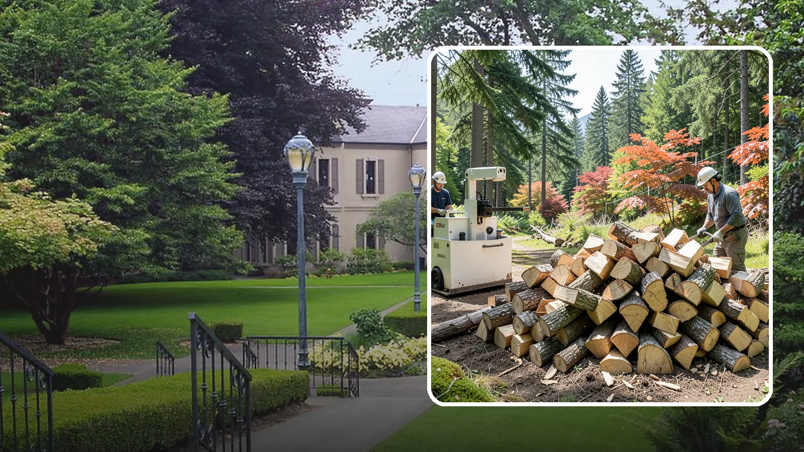 Firewood Cutting in Woodinville, King County, WA - Precise firewood cutting that brings logs down to the burn lengths your appliance needs.