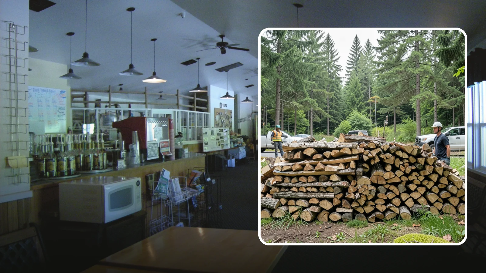 Firewood Debris Cleanup in Black Diamond, King County, WA - We clear the scattered scraps, splinters, and leftover mess that pile up around a busy Pacific Northwest wood pile.