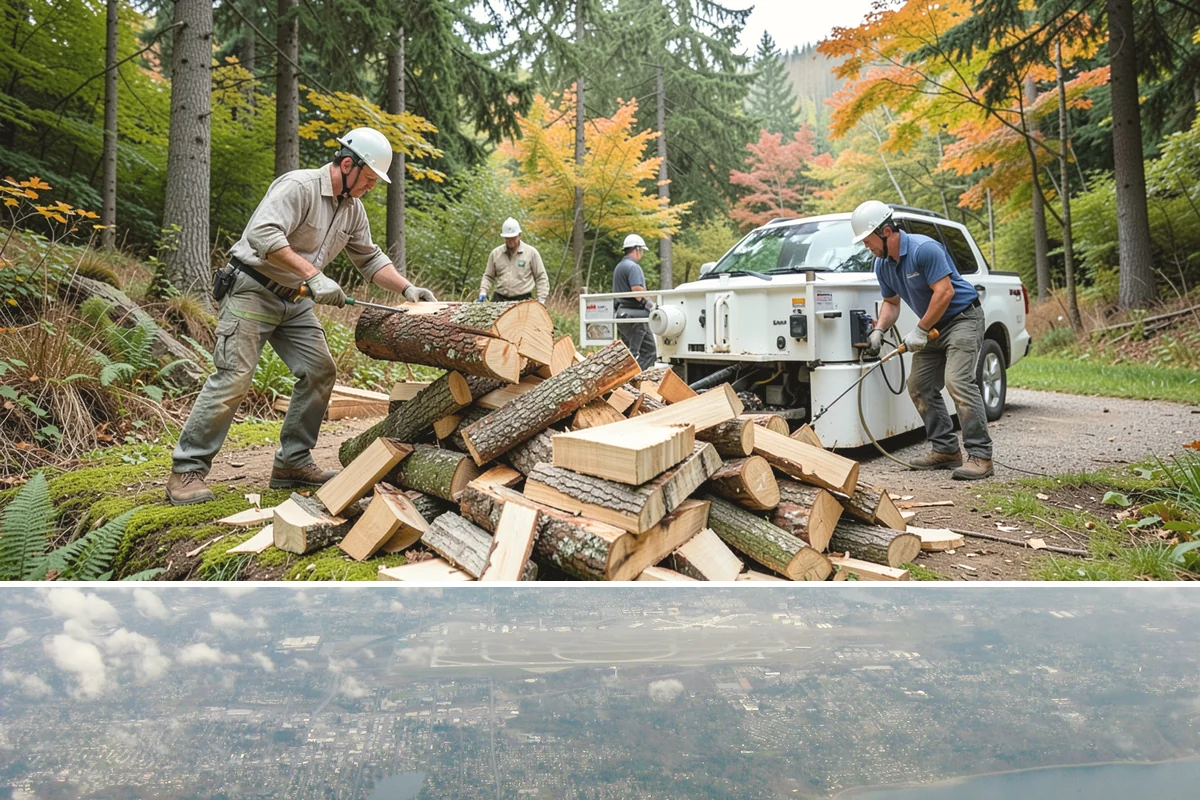 Firewood Debris Cleanup in Burien, King County, WA - Late winter and early spring are ideal, once the heavy burning season winds down and the accumulated mess is at its peak.