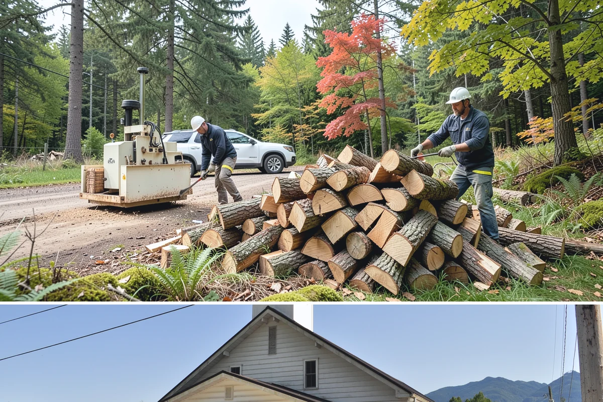 Firewood Debris Cleanup in Concrete, Skagit County, WA - Late winter and early spring are ideal, once the heavy burning season winds down and the accumulated mess is at its peak.