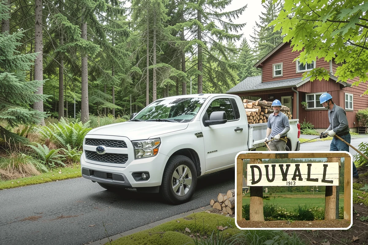 Firewood Debris Cleanup in Duvall, King County, WA - Removes trip hazards from wet, cluttered ground