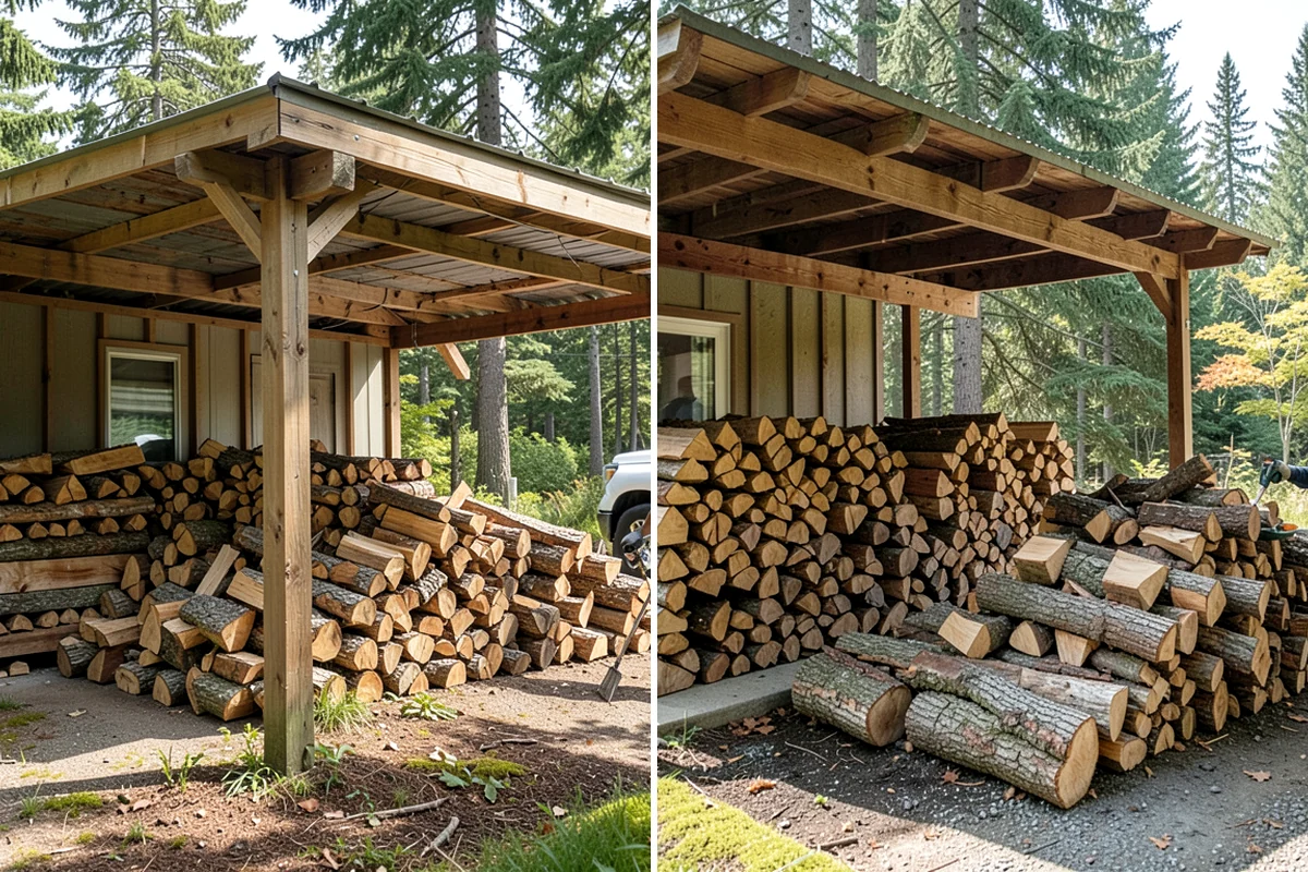 Firewood Debris Cleanup in Everett, Snohomish County, WA - Walk the site and identify the material to remove