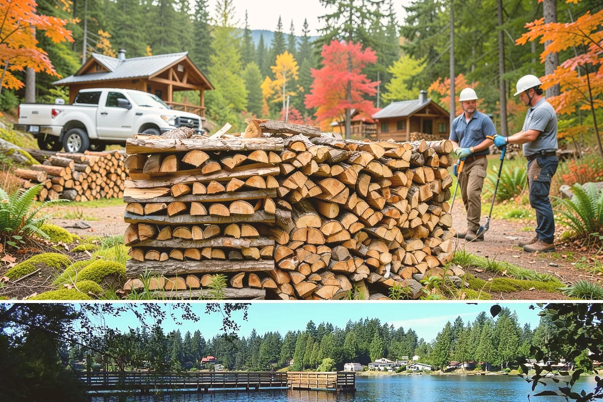 Firewood Debris Cleanup in Federal Way, King County, WA - Late winter and early spring are ideal, once the heavy burning season winds down and the accumulated mess is at its peak.