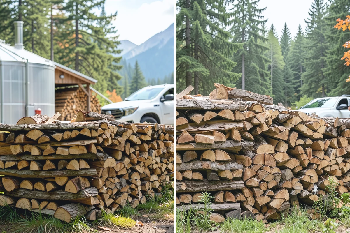 Firewood Debris Cleanup in Granite Falls, Snohomish County, WA - Walk the site and identify the material to remove