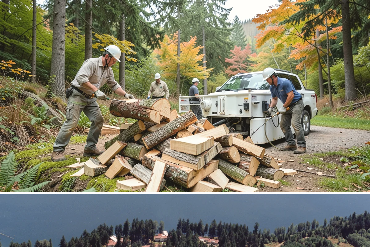 Firewood Debris Cleanup in Lakewood, Pierce County, WA - Late winter and early spring are ideal, once the heavy burning season winds down and the accumulated mess is at its peak.