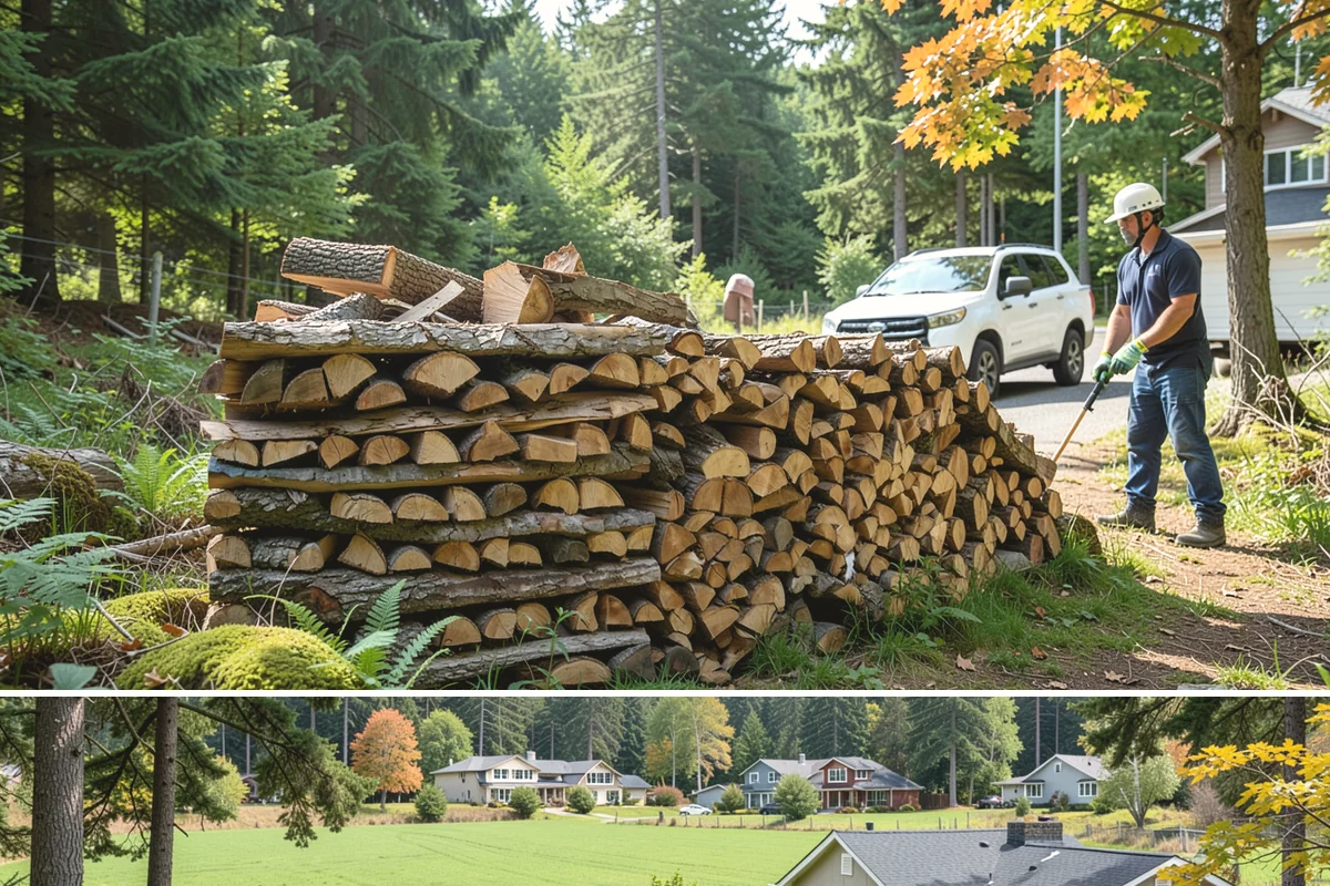 Firewood Debris Cleanup in Lyman, WA - Late winter and early spring are ideal, once the heavy burning season winds down and the accumulated mess is at its peak.