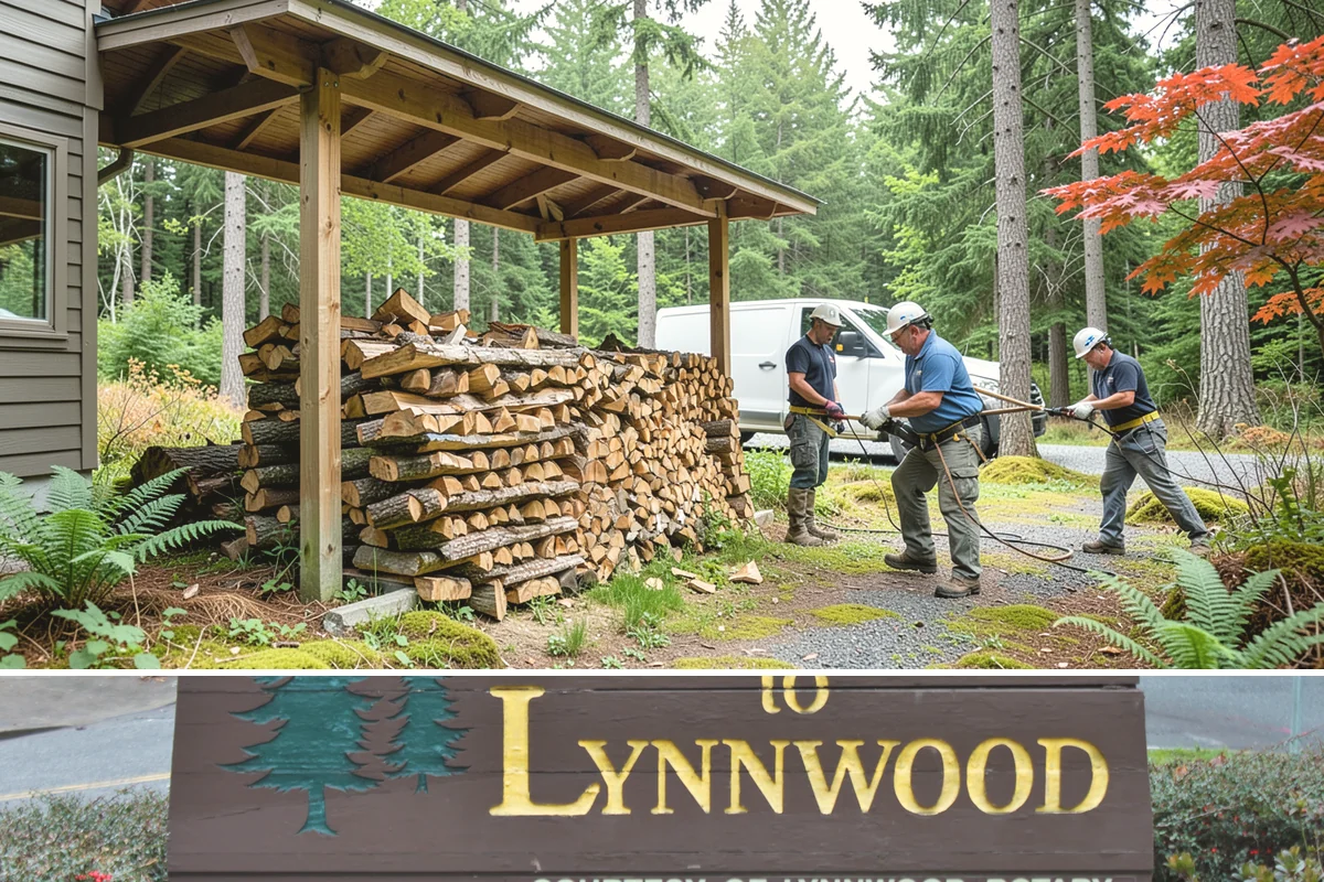 Firewood Debris Cleanup in Lynnwood, Snohomish County, WA - Late winter and early spring are ideal, once the heavy burning season winds down and the accumulated mess is at its peak.