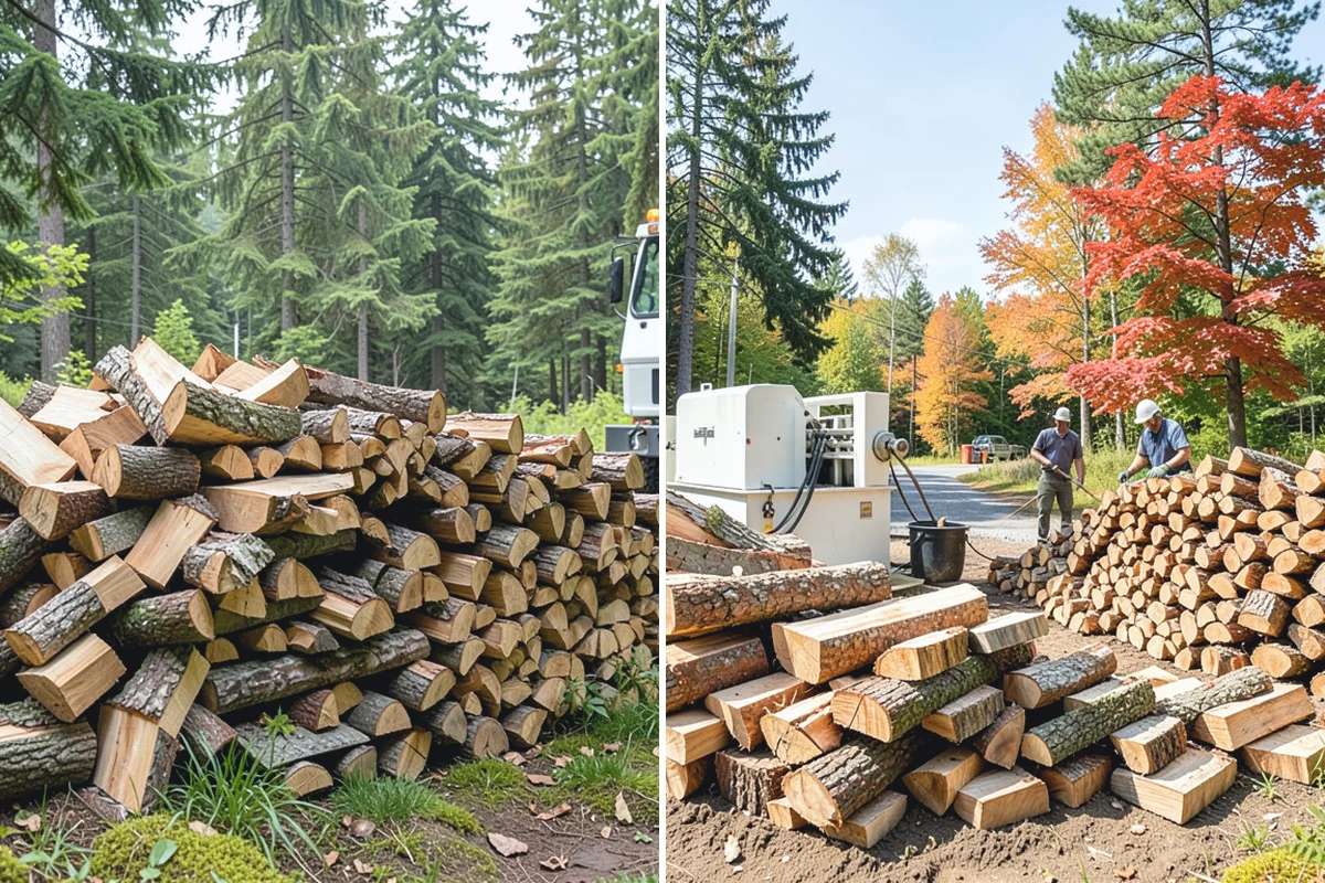 Firewood Debris Cleanup in Marysville, Snohomish County, WA - Walk the site and identify the material to remove
