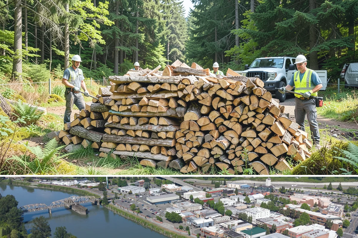 Firewood Debris Cleanup in Mount Vernon, Skagit County, WA - Late winter and early spring are ideal, once the heavy burning season winds down and the accumulated mess is at its peak.