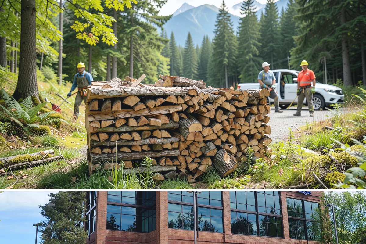 Firewood Debris Cleanup in Mountlake Terrace, WA - Late winter and early spring are ideal, once the heavy burning season winds down and the accumulated mess is at its peak.