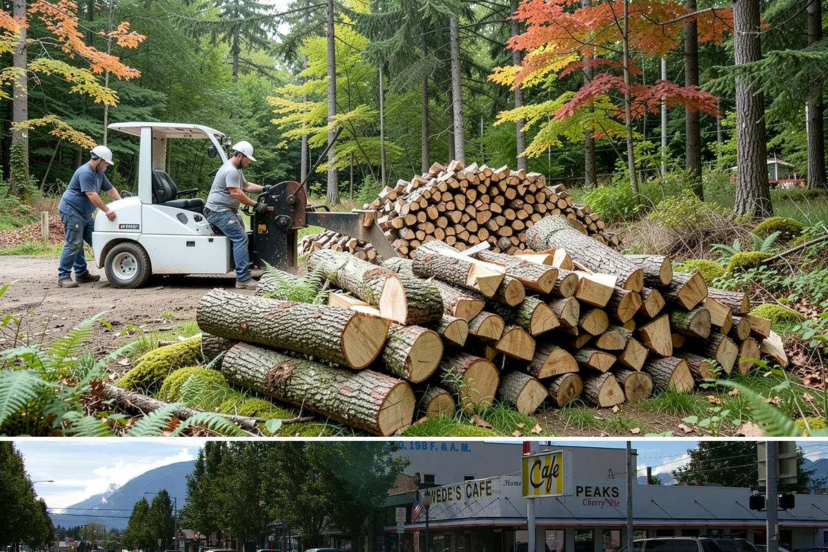 Firewood Debris Cleanup in North Bend, King County, WA - Late winter and early spring are ideal, once the heavy burning season winds down and the accumulated mess is at its peak.