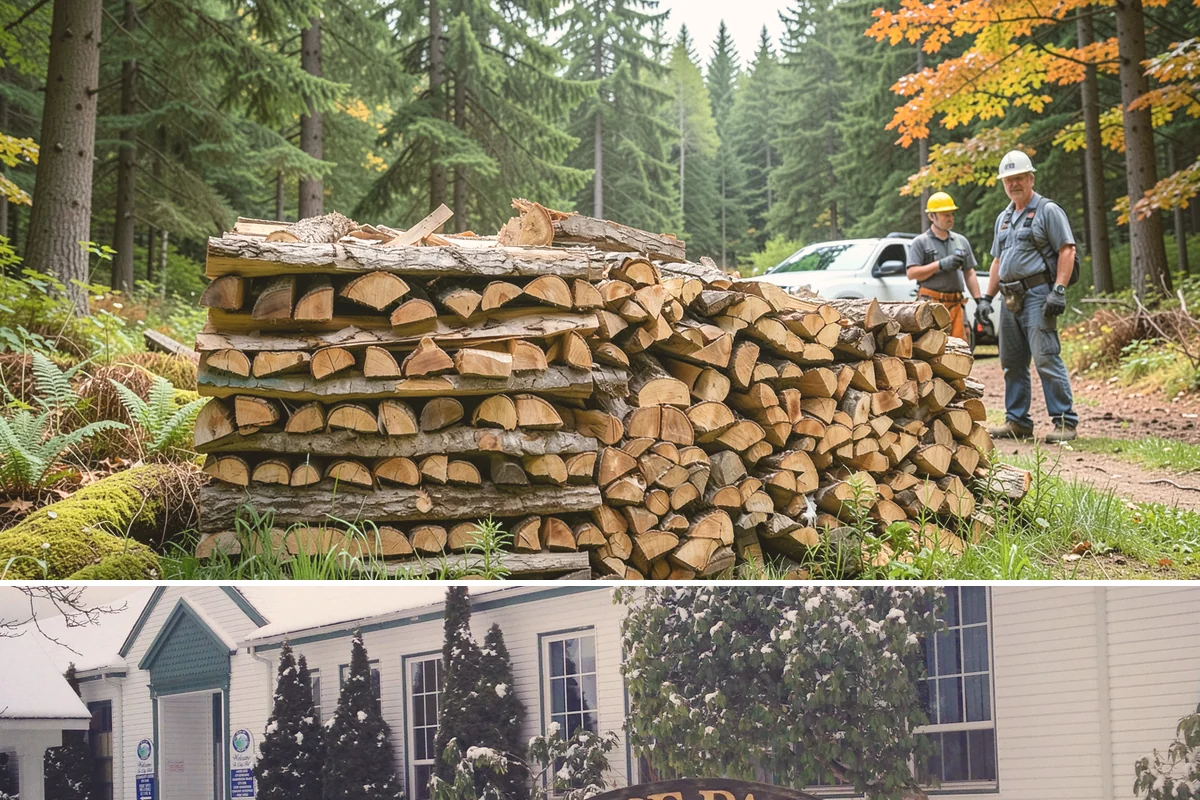 Firewood Debris Cleanup in Pacific, King County, WA - Late winter and early spring are ideal, once the heavy burning season winds down and the accumulated mess is at its peak.