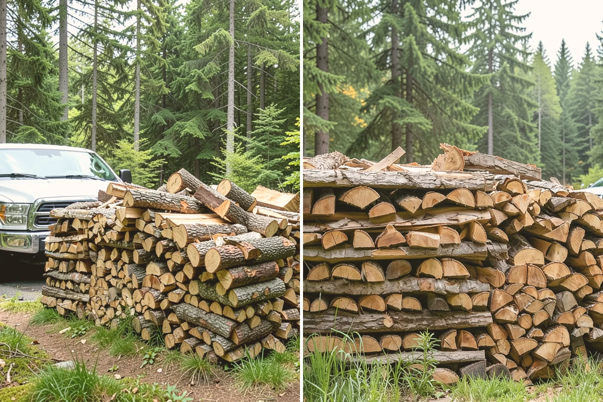 Firewood Debris Cleanup in Sammamish, King County, WA - Walk the site and identify the material to remove