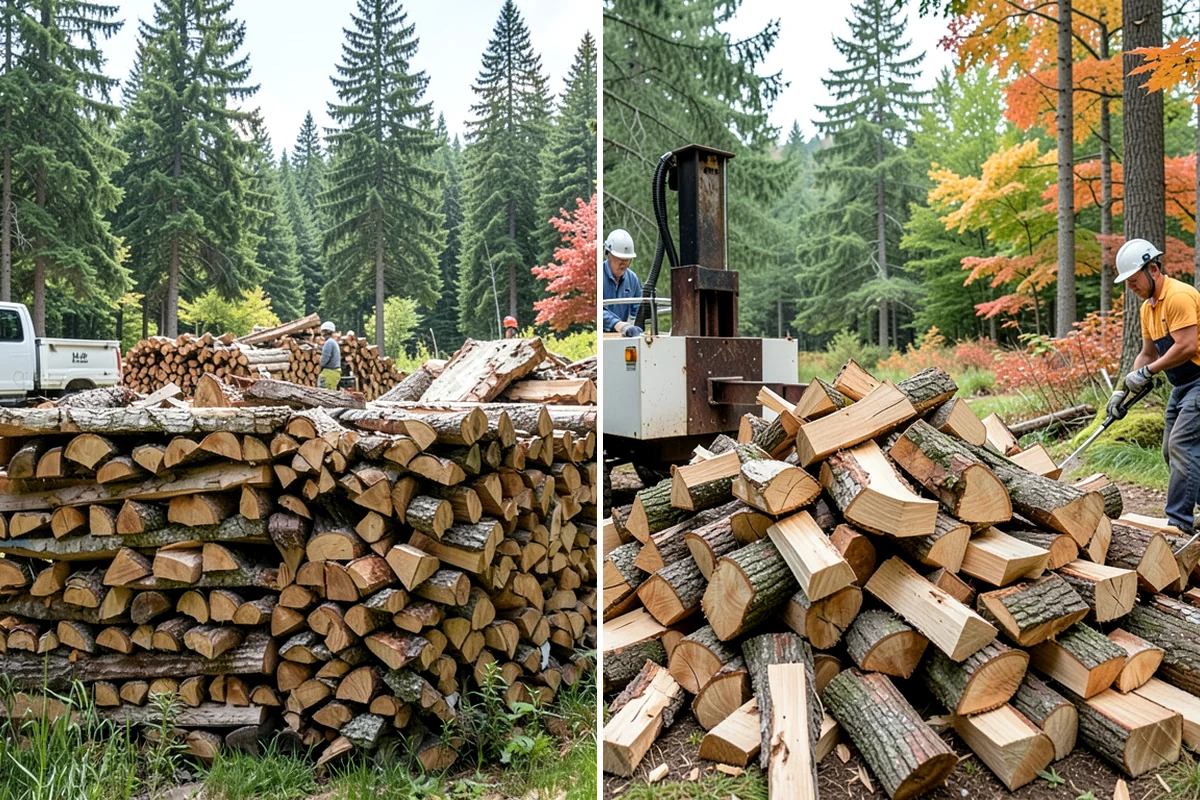 Firewood Debris Cleanup in Seattle, King County, WA - Walk the site and identify the material to remove