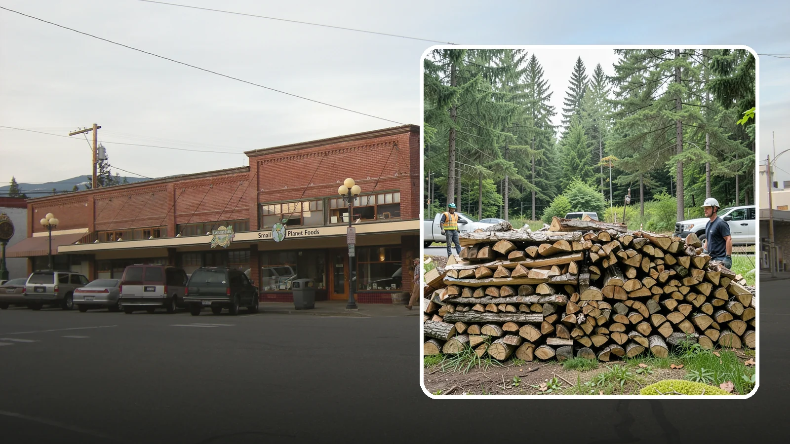 Firewood Debris Cleanup in Sedro-Woolley, Skagit County, WA - We clear the scattered scraps, splinters, and leftover mess that pile up around a busy Pacific Northwest wood pile.
