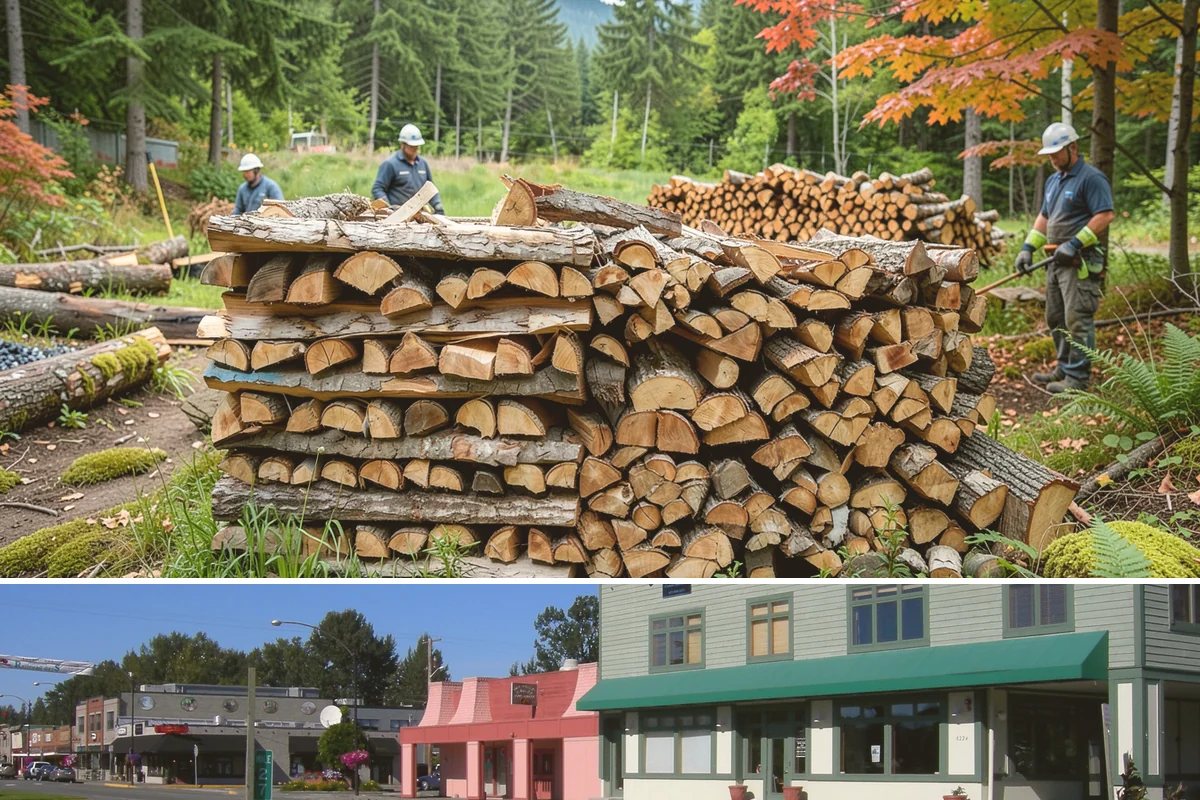 Firewood Debris Cleanup in Snoqualmie, King County, WA - Late winter and early spring are ideal, once the heavy burning season winds down and the accumulated mess is at its peak.