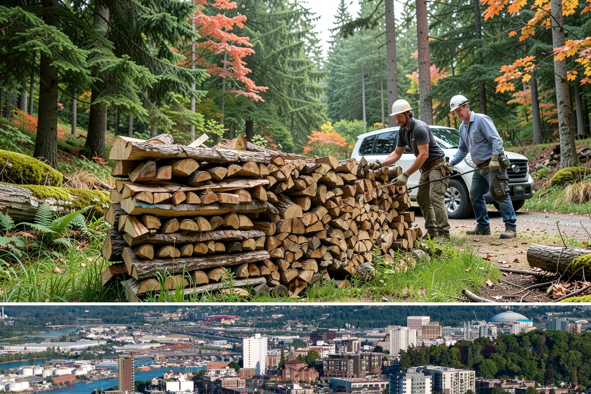 Firewood Debris Cleanup in Tacoma, Pierce County, WA - Late winter and early spring are ideal, once the heavy burning season winds down and the accumulated mess is at its peak.
