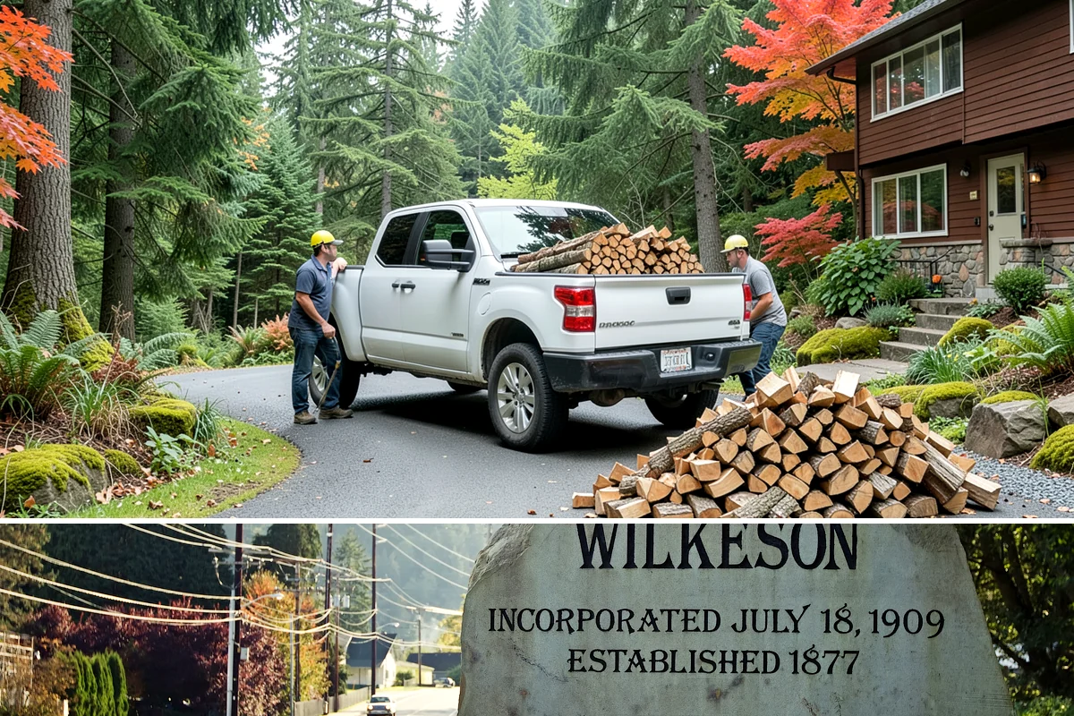 Firewood Debris Cleanup in Wilkeson, Pierce County, WA - Late winter and early spring are ideal, once the heavy burning season winds down and the accumulated mess is at its peak.