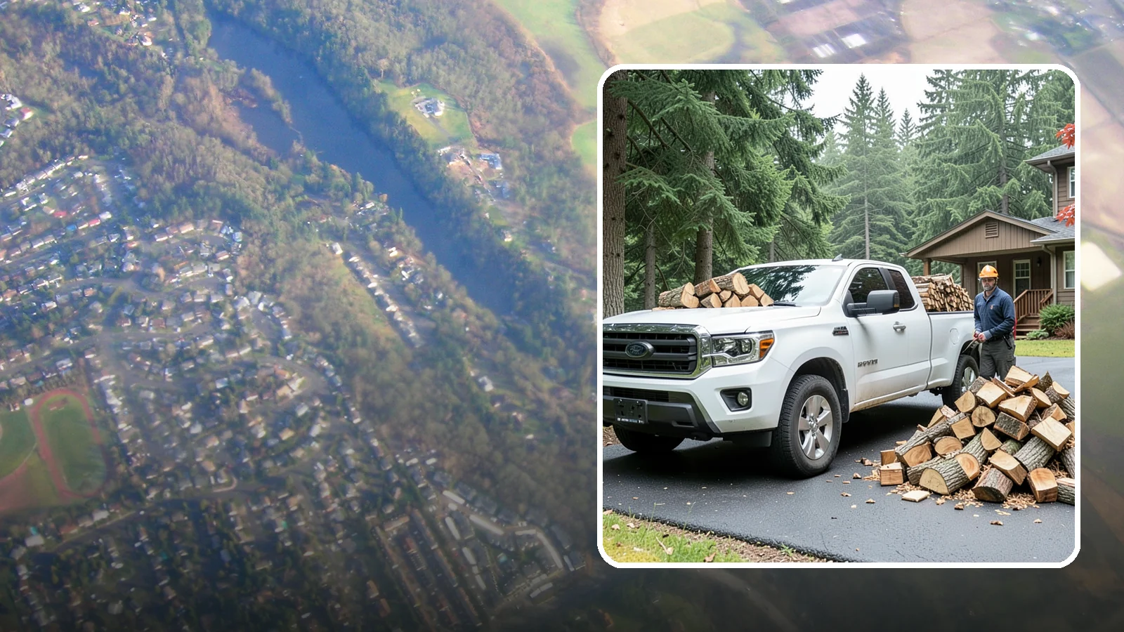 Firewood Delivery in Algona, King County, WA - We haul seasoned, ready-to-burn firewood straight to your Pacific Northwest home so you never have to load, tow, or unload it...