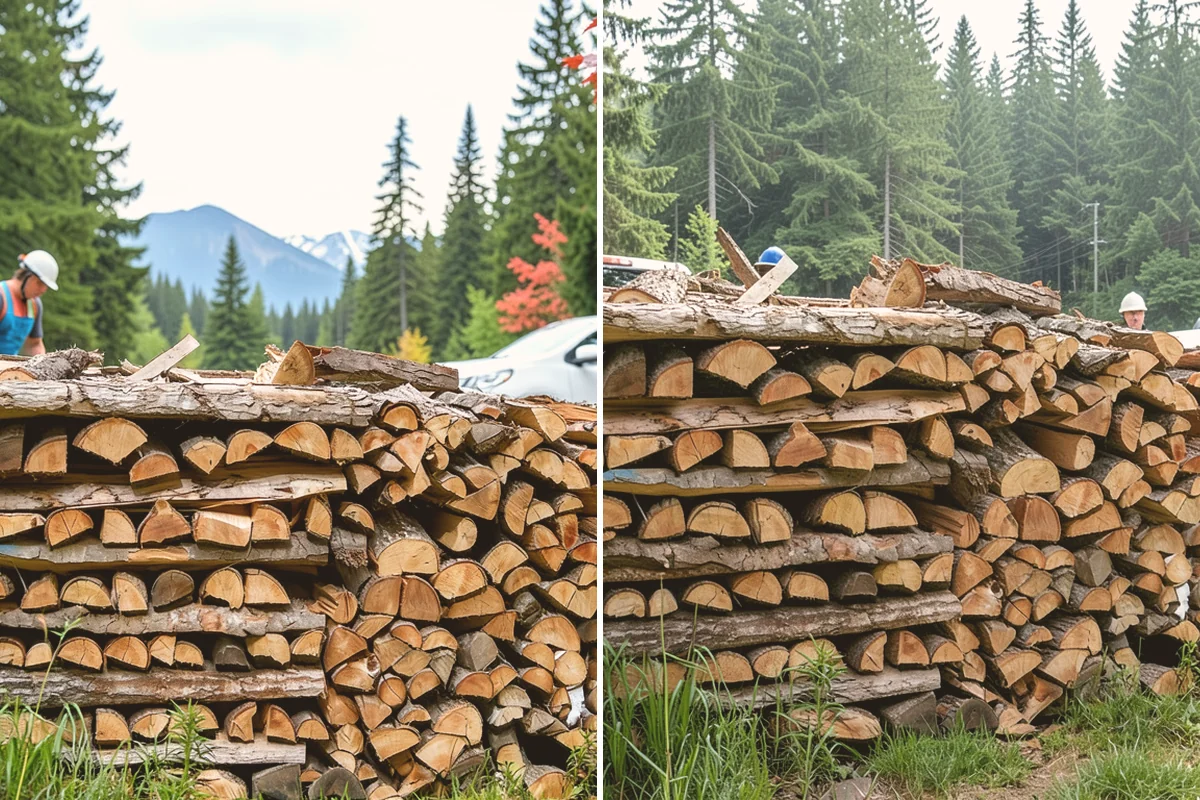 Firewood Delivery in Algona, King County, WA - Confirm your quantity, drop location, and preferred window