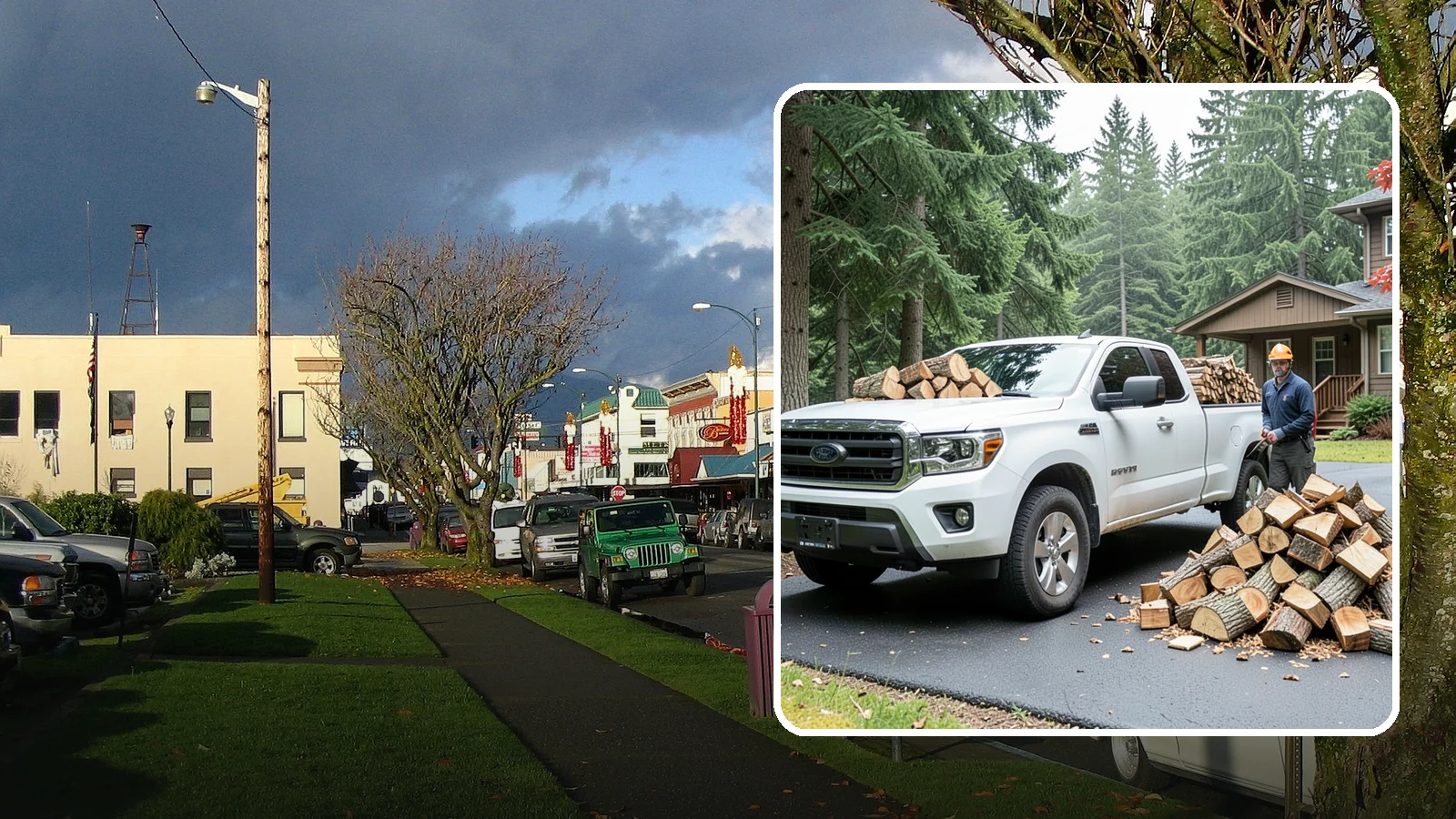 Firewood Delivery in Arlington, Snohomish County, WA - We haul seasoned, ready-to-burn firewood straight to your Pacific Northwest home so you never have to load, tow, or unload it...
