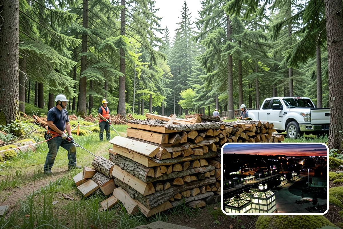 Firewood Delivery in Auburn, King County, WA - Saves you the hassle of renting a truck and hauling heavy wood