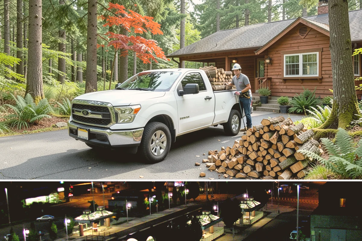 Firewood Delivery in Auburn, King County, WA - Book delivery in late summer or early fall so your supply is in place well before the wet, cold months arrive.