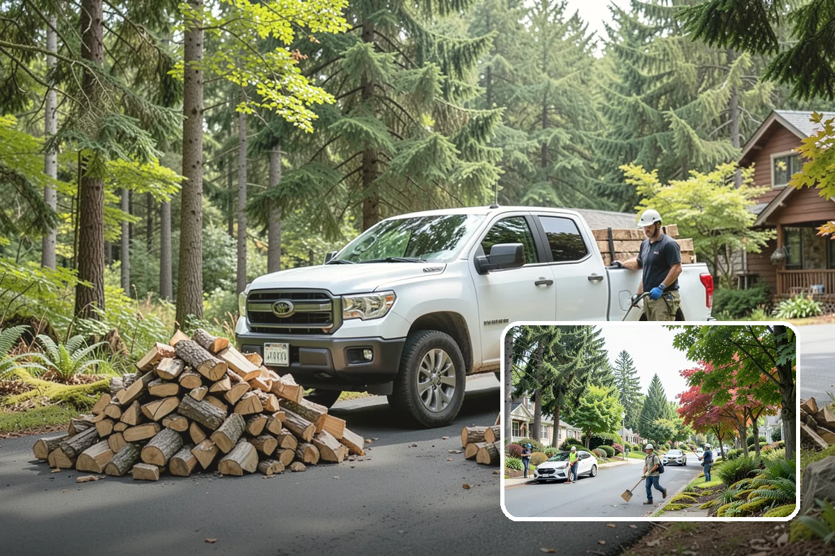 Firewood Delivery in Beaux Arts Village, King County, WA - Saves you the hassle of renting a truck and hauling heavy wood