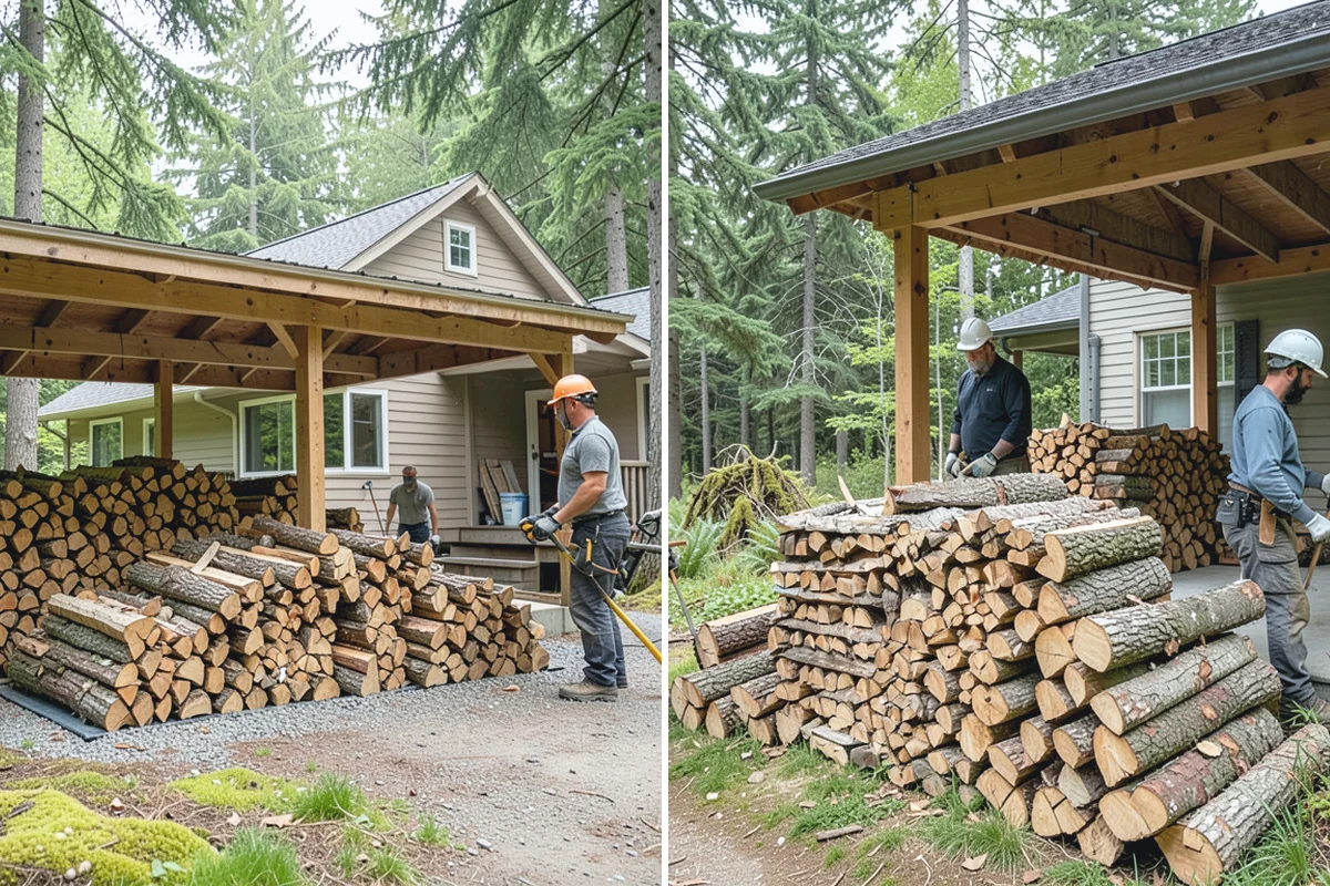 Firewood Delivery in Beaux Arts Village, King County, WA - Confirm your quantity, drop location, and preferred window