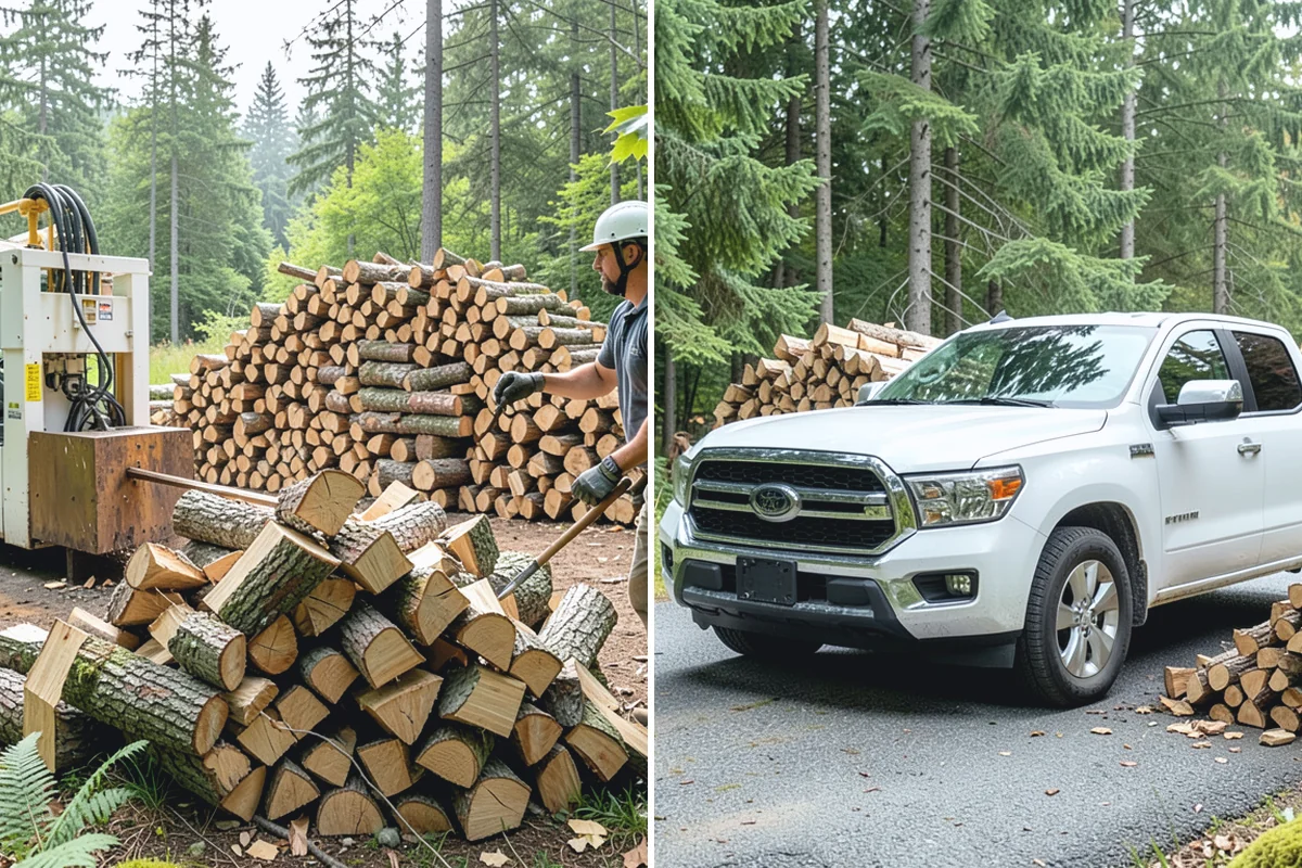 Firewood Delivery in Bonney Lake, Pierce County, WA - Confirm your quantity, drop location, and preferred window