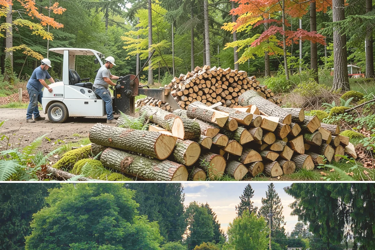 Firewood Delivery in Bonney Lake, Pierce County, WA - Book delivery in late summer or early fall so your supply is in place well before the wet, cold months arrive.