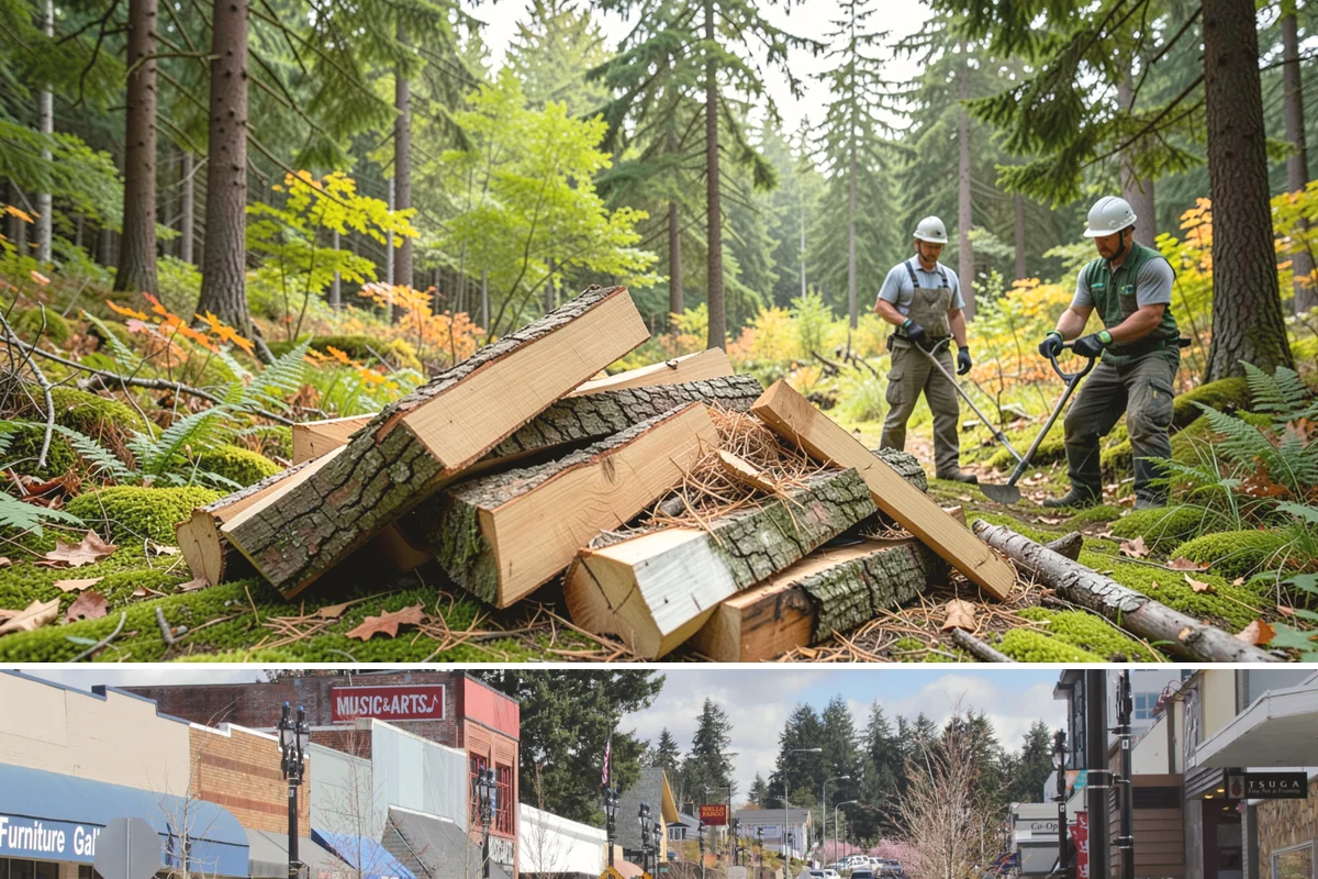 Firewood Delivery in Bothell, King County, WA - Book delivery in late summer or early fall so your supply is in place well before the wet, cold months arrive.