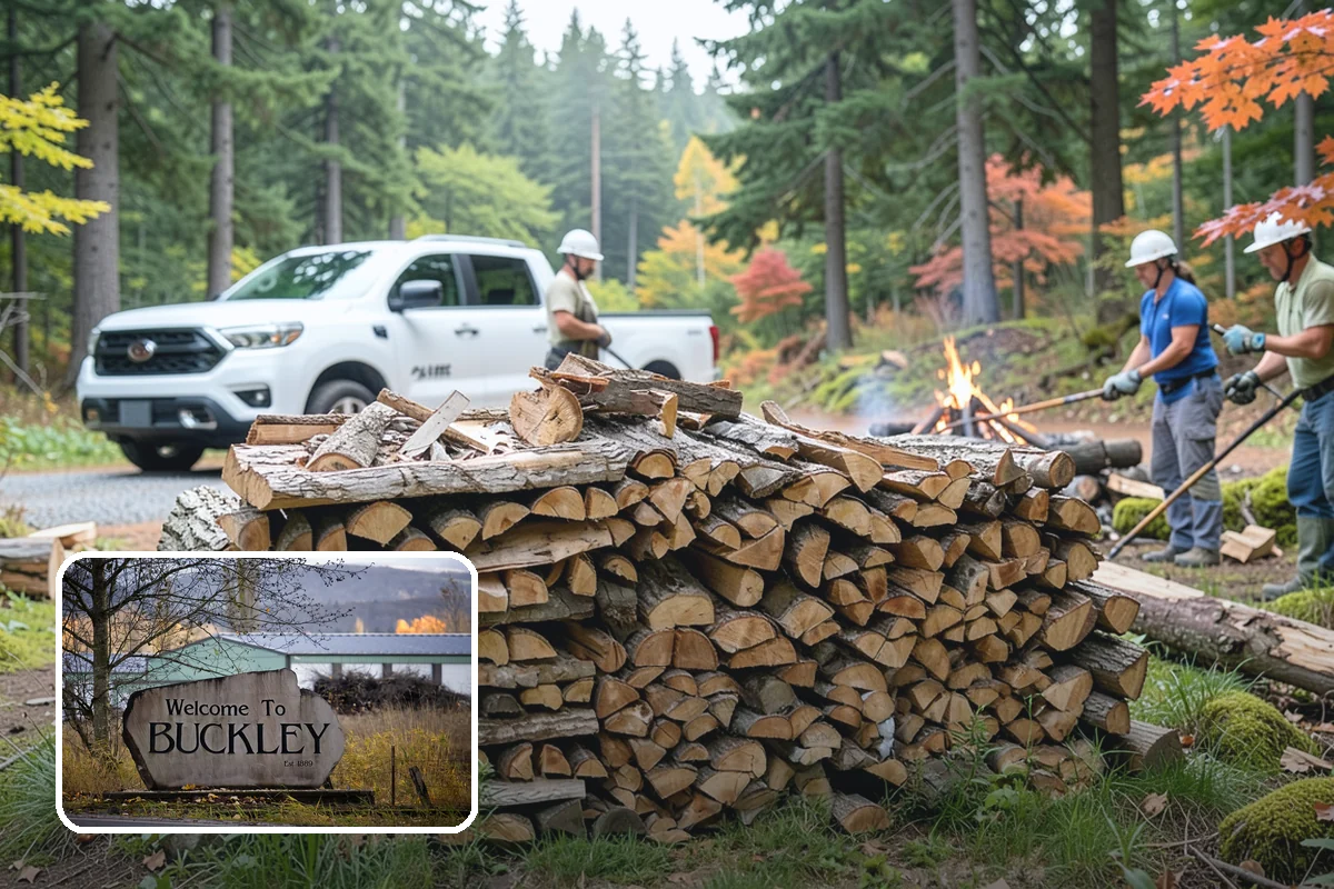 Firewood Delivery in Buckley, Pierce County, WA - Saves you the hassle of renting a truck and hauling heavy wood