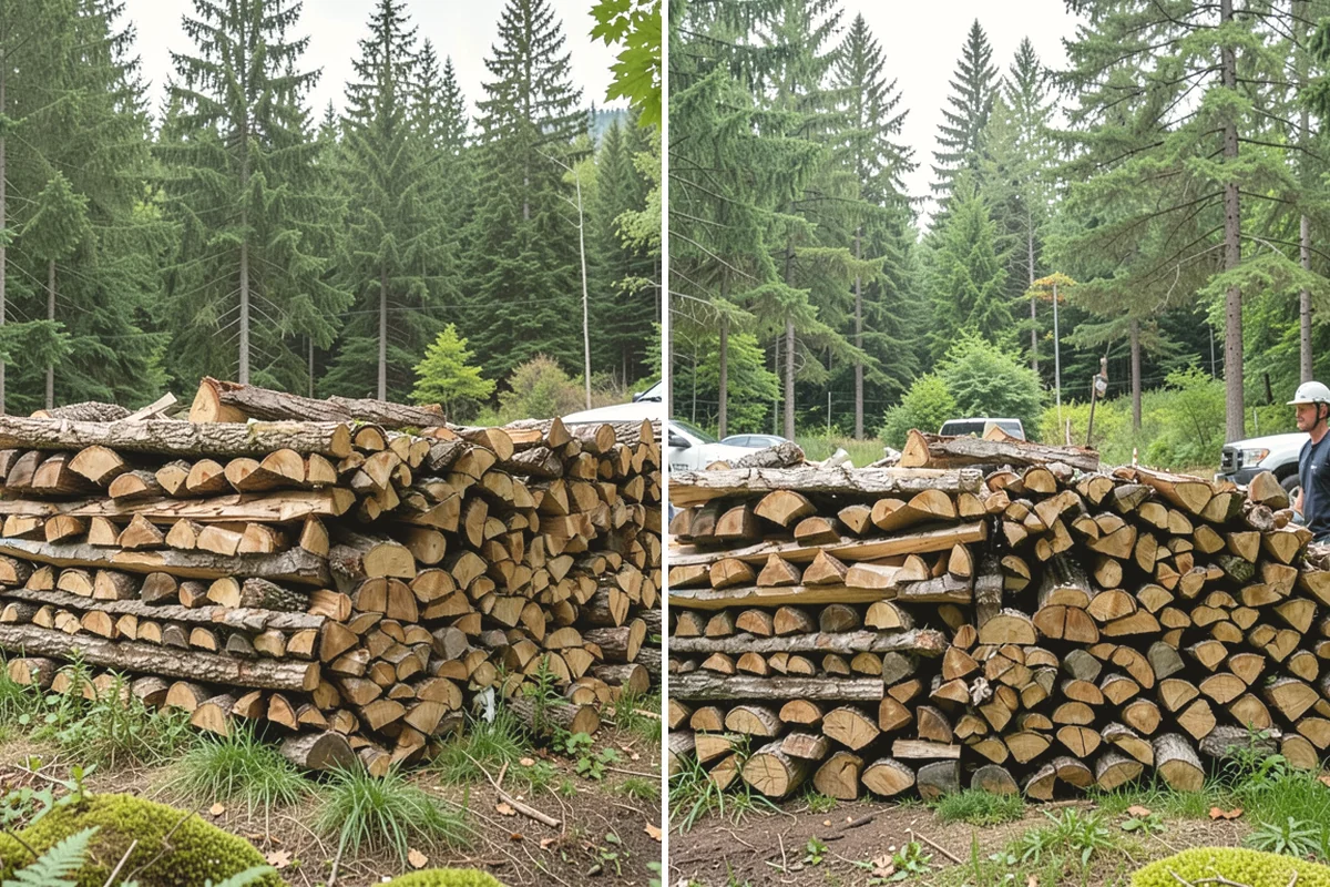 Firewood Delivery in Burien, King County, WA - Confirm your quantity, drop location, and preferred window