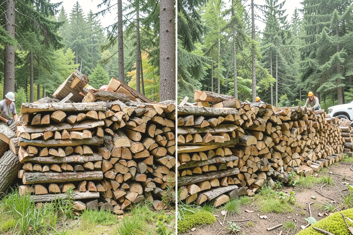 Firewood Delivery in Burlington, Skagit County, WA - Confirm your quantity, drop location, and preferred window