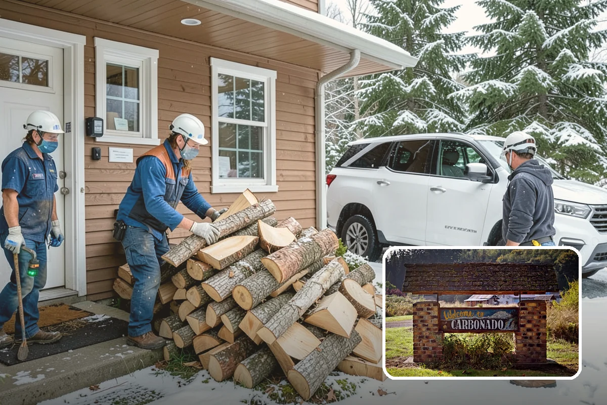 Firewood Delivery in Carbonado, Pierce County, WA - Saves you the hassle of renting a truck and hauling heavy wood