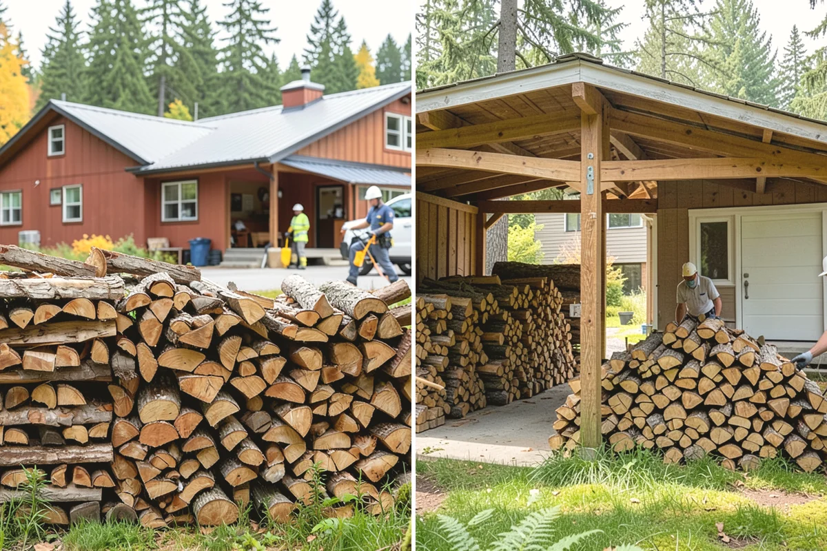 Firewood Delivery in Carnation, King County, WA - Confirm your quantity, drop location, and preferred window