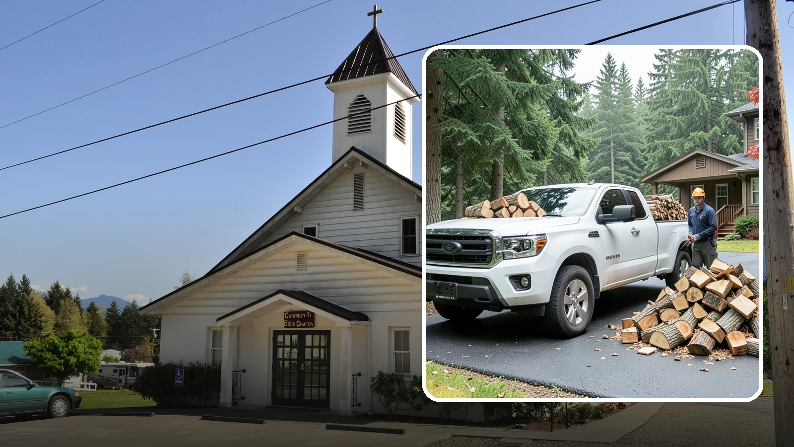 Firewood Delivery in Concrete, Skagit County, WA - We haul seasoned, ready-to-burn firewood straight to your Pacific Northwest home so you never have to load, tow, or unload it...