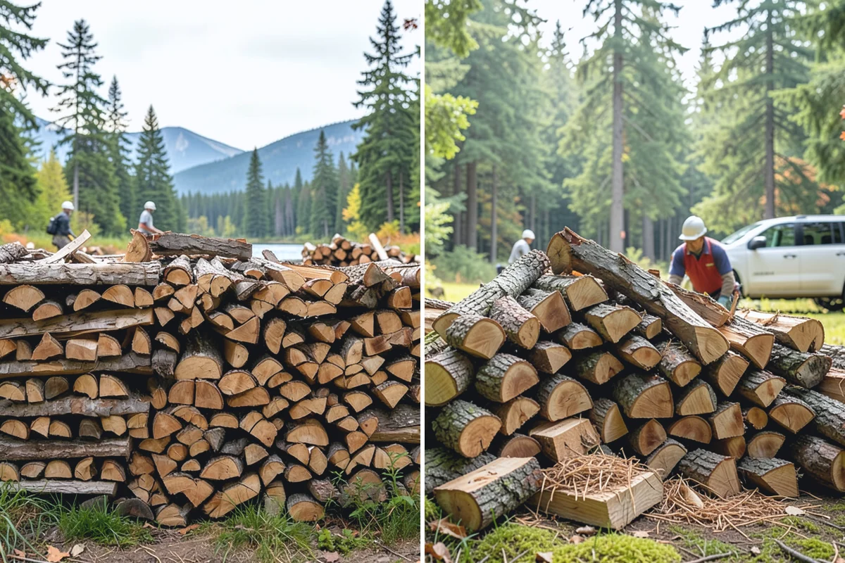 Firewood Delivery in Darrington, Snohomish County, WA - Confirm your quantity, drop location, and preferred window