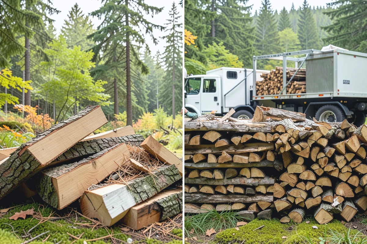 Firewood Delivery in Des Moines, King County, WA - Confirm your quantity, drop location, and preferred window