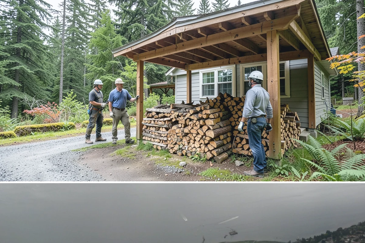Firewood Delivery in Des Moines, King County, WA - Book delivery in late summer or early fall so your supply is in place well before the wet, cold months arrive.